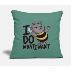 I Do What I Want Cypress Green Pillow